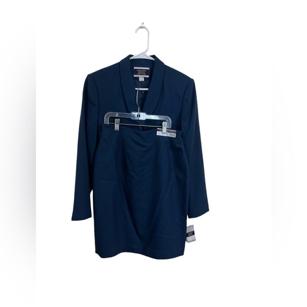 NWT Amanda Smith 2 piece set Jacket Blazer Skirt Suit 10 petite